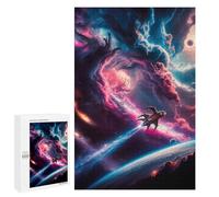 Puzzle for Adults 1000 PCS Pink Space Puzzle for Adults Anti-Stress Toys Home Decoration Unique Gifts for Birthday And Christmas 1000 PCS