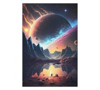 Puzzle for Adults 1000 PCS Planetary Reflections in Space -1 Adult Puzzles Hands-on Game Precision Cutting Unique Gifts for Birthday And Christmas 1000 PCS