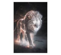 Puzzle for Adults 1000 PCS Radiant Lion Roar Adult Puzzles Hands-on Game Precision Cutting Unique Gifts for Birthday And Christmas 1000 PCS