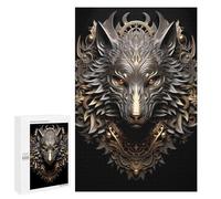 Puzzle for Adults 1000 PCS Silver Wolf Majesty Adult Jigsaw Puzzles Hand Speed Race Parent-child Interaction Deal As Gifts for The Whole Family 1000 PCS