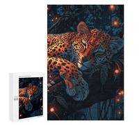 Puzzle for Adults 1000 PCS Sleeping Leopard in Jungle Puzzle for Adults Anti-Stress Toys Home Decoration Unique Gifts for Birthday And Christmas 1000 PCS
