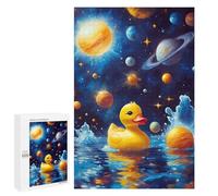 Puzzle for Adults 1000 PCS Space Duck Goose 3 Puzzle for Adults Anti-Stress Toys Home Decoration Unique Gifts for Birthday And Christmas 1000 PCS