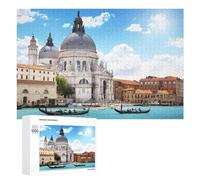 Puzzle for Adults 1000 PCS Venice Grand Canal Gondolas Puzzle for Adults Brain Teaser Game Difficult Challenge for Is Ideal As A Gift 1000 PCS