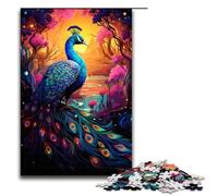 Puzzle for Adults 1000 Pieces A Beautiful Peacock Jigsaw Puzzle Every Piece Is Unique - Challenging Family Fun Game 1000 PCS(75x50cm)