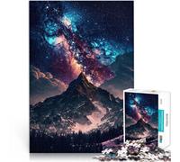 Puzzle for Adults 1000 Pieces A Galaxy Mountain View Herausforderndes Spielspielzeug Künstlersammlung, Bildende Kunst75x50cm