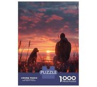 Puzzle for Adults 1000 Pieces A Man Thinking His Dog Adult Jigsaw Puzzle Hands-on Game Precision Cutting for Is Ideal As A Gift 52x38cm/1000pcs