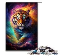 Puzzle for Adults 1000 Pieces A Tiger Emerging from The Light Jigsaw for Educational Game Challenge Toy Unique Home Decor And Gifts 75x50cm