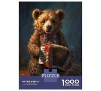 Puzzle for Adults 1000 Pieces A Well Loved Bear Song Adult Jigsaw Puzzle Hands-on Game Precision Cutting for Is Ideal As A Gift 52x38cm/1000pcs