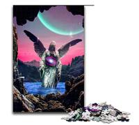 Puzzle for Adults 1000 Pieces Abandoned Angel Jigsaw Every Piece Is Unique Challenging Family Fun Game 75x50cm