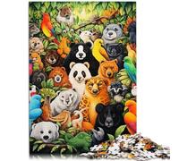 Puzzle for Adults 1000 Pieces African animals Family Fun Jigsaws 26x38cm Artists Collection Fine Art Suitable for and teens 14+