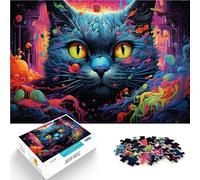 Puzzle for Adults 1000 Pieces alice cat Difficult and Challenge 26x38cm Artists Collection Fine Art for Teens Age 14 Years Up