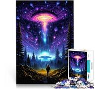 Puzzle for Adults 1000 Pieces alien spacecraft the jigsaw puzzle 38x52cm Birthday Present Gifts Wall Art for teenager Age 14 Years Up