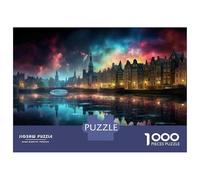 Puzzle for Adults 1000 Pieces Amsterdam Night Lights Teenager Puzzles Toy Wall Decor Wall Decoration Unique Gifts for Birthday And Christmas 38x26cm/1000pcs