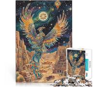 Puzzle for Adults 1000 Pieces Ancient colorful phoenix Schwierig und herausfordernd Geeignet für die Schreibtischdekoration38x26cm