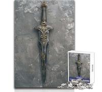 Puzzle for Adults 1000 Pieces Ancient Ninja Dagger Educational Game But Fun And Humorous Anti-Stress Toys Size 38x26cm