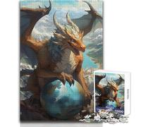 Puzzle for Adults 1000 Pieces Anime Dragon of The World Educational Game But Fun And Humorous Anti-Stress Toys Size 38x52cm
