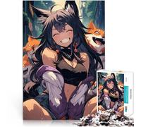 Puzzle for Adults 1000 Pieces Anime Girl Spielzeug für die ganze Familie Wanddekoration Einzigartige Geburtstags- und Weihnachtsgeschenke52x38cm