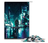 Puzzle for Adults 1000 Pieces Another Rainy Night Jigsaw Puzzle Every Piece Is Unique Challenging Family Fun Game (75x50cm)