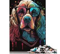 Puzzle for Adults 1000 Pieces Art Colourful Dogs Jigsaw Puzzles for Adults Jigsaw Puzzle for Teens Puzzle Game Toy Gift 1000pcs (75x50cm)