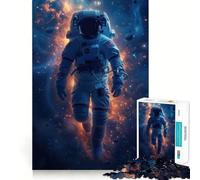 Puzzle for Adults 1000 Pieces Astronaunt Another Planet Sharp Joint Play Mental Challenge Toy Calm Fun Time Christmas Home Art (38x52cm)