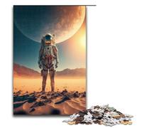 Puzzle for Adults 1000 Pieces Astronaut on New Planet Jigsaw for Educational Game Challenge Toy Unique Home Decor And Gifts 75x50cm
