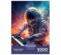 Puzzle for Adults 1000 Pieces Astronaut Pianist Jigsaw for Adults Relax Games Analysis And Logic Birthday And Unique Gifts 38x26cm/1000pcs
