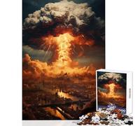 Puzzle for Adults 1000 Pieces Atom Bomb Home Decoration Toys Great Gift Family Game Improving Love between Couples Size 50x75cm