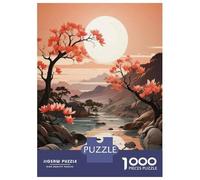 Puzzle for Adults 1000 Pieces Autumn Serenity Landscape Print Adult Jigsaw Puzzle Hands-on Game Precision Cutting for Is Ideal As A Gift 70x50cm/1000pcs