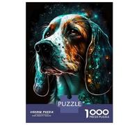 Puzzle for Adults 1000 Pieces Beagle Dog Magic Adult Jigsaw Puzzle Hands-on Game Precision Cutting for Is Ideal As A Gift 52x38cm/1000pcs