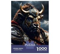 Puzzle for Adults 1000 Pieces Bison Armor Adult Jigsaw Puzzle Hands-on Game Precision Cutting for Is Ideal As A Gift 52x38cm/1000pcs