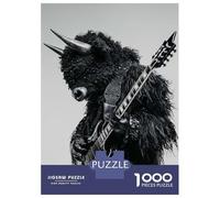 Puzzle for Adults 1000 Pieces Bison Guitar Puzzles for Adults Hands-on Game Difficult Hard Unique Gifts for Birthday And Christmas 38x26cm/1000pcs