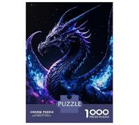 Puzzle for Adults 1000 Pieces Black Magic Dragon Puzzles for Adults Anti-Stress Toys Perfect Decoration for Is Ideal As A Gift 52x38cm/1000pcs