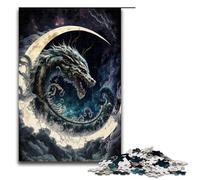 Puzzle for Adults 1000 Pieces Brave Dragon Jigsaw Every Piece Is UniqueChallenging Family Fun Game 75x50cm