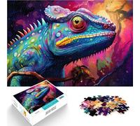 Puzzle for Adults 1000 Pieces bright chameleon Learning Educational Toys Family Games 26x38cm is ideal as gifts for the whole family