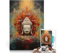 Puzzle for Adults 1000 Pieces Buddha - The Stillness Within Herausforderndes Spiel Tolles Geschenk für Spiele75x50cm