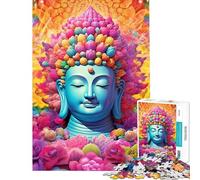 Puzzle for Adults 1000 Pieces Buddhas Sacred Serenity Help The Brain Exercise Presents for Women Anti-Stress Toys for Ages 14 And over (38x26cm)