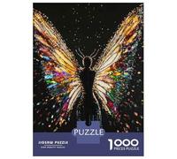 Puzzle for Adults 1000 Pieces Butterfly Light Sculpture Decor Teenager Puzzles Toy Wall Decor Wall Decoration Unique Gifts for Birthday And Christmas 38x26cm/1000pcs
