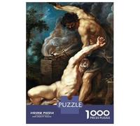 Puzzle for Adults 1000 Pieces Cain Slaying Abel Jigsaw for Adults Relax Games Analysis And Logic Birthday And Unique Gifts 52x38cm/1000pcs