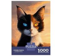 Puzzle for Adults 1000 Pieces Calico Cat Jigsaw for Adults Relax Games Analysis And Logic Birthday And Unique Gifts 70x50cm/1000pcs