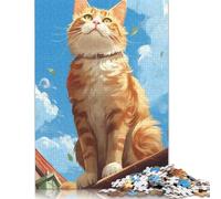 Puzzle for Adults 1000 Pieces Cat Sunny Day Jigsaw Puzzles for Adults Jigsaw Puzzle for Teens Puzzle Game Toy Gift 1000pcs (38x26cm)