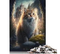 Puzzle for Adults 1000 Pieces Cats on Alien Planet Jigsaw Puzzles for Adults Jigsaw Puzzle for Teens Puzzle Game Toy Gift 1000pcs (75x50cm)