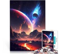 Puzzle for Adults 1000 Pieces Celestial Bloom Landscape Denksportaufgabe für Einzigartige Geburtstags- und Geschenkideen75x50cm