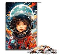 Puzzle for Adults 1000 Pieces Child Astronaut Jigsaw Every Piece Is Unique Challenging Family Fun Game 75x50cm