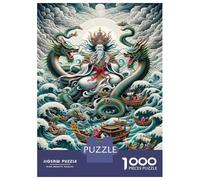 Puzzle for Adults 1000 Pieces Chinese Dragon Boat Festival Artwork Puzzles for Adults Hands-on Game Difficult Hard Unique Gifts for Birthday And Christmas 52x38cm/1000pcs