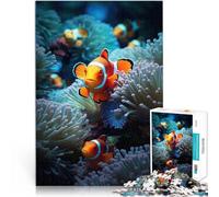 Puzzle for Adults 1000 Pieces Clownfish Paradise Help the brain exercise addictive toys to cultivate patience Artwork Gift 50x70cm