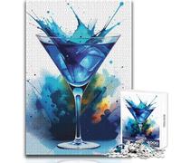 Puzzle for Adults 1000 Pieces Cocktail And Kitchen Brainteaser Family Games Birthday Present Secret Santa Gifts Size 38x26cm
