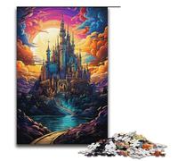 Puzzle for Adults 1000 Pieces Colorful Fantasy Castle Jigsaw Puzzle Every Piece Is Unique - Challenging Family Fun Game1000 PCS(38x26cm)