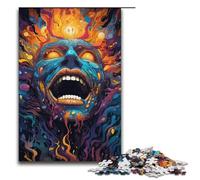 Puzzle for Adults 1000 Pieces Colorful Fantasy Sun God Jigsaw Puzzle Every Piece Is Unique - Challenging Family Fun Game1000 PCS(38x26cm)