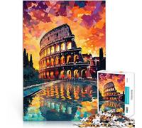 Puzzle for Adults 1000 Pieces Colosseum in Rome Interessante Stressreduzierung Wunschliste mit dem Weihnachtsmann75x50cm