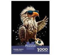 Puzzle for Adults 1000 Pieces Cool Eagle Soccer Player Jigsaws for Adults Family Game Perfect Decoration Unique Gifts for Birthday And Christmas 38x26cm/1000pcs